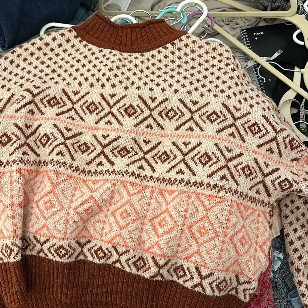 Pink Cropped Sweater